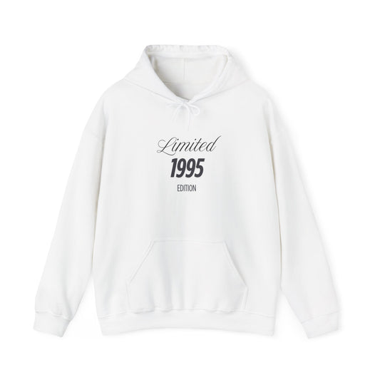 Limited Edition 1995 Unisex Hooded Sweatshirt, Vintage Style Pullover, Cozy Hoodie Gift, 90s Nostalgia Apparel, Unisex Fashion Top