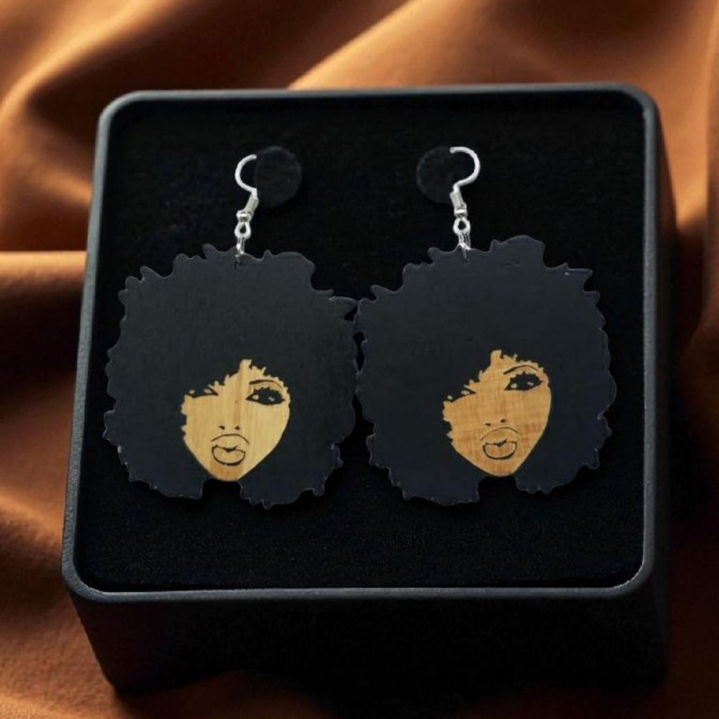 Afro Queen Statement Earrings.Lightweight, Bold & Unapologetically You